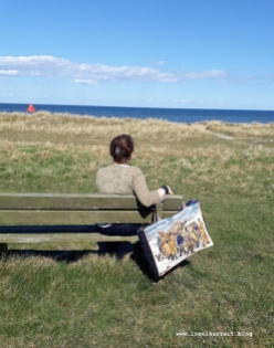 04 Strand Møn 5 Tasche aus alter Stickerei und Jeans Upcycling Fischer Skagen nähen